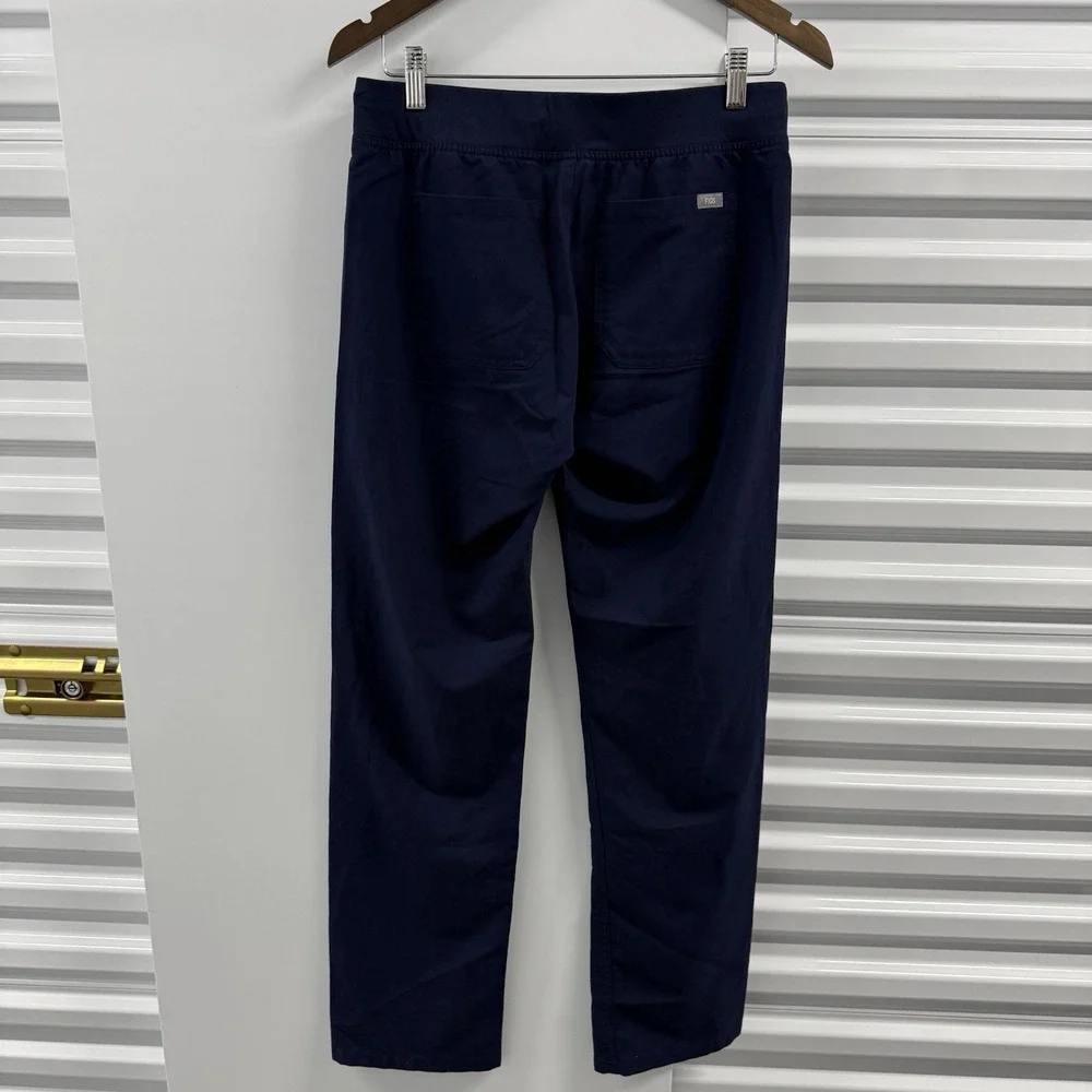FIGS Technical Collection Navy Scrub Pants Men's Small Tall Stretch Jogger